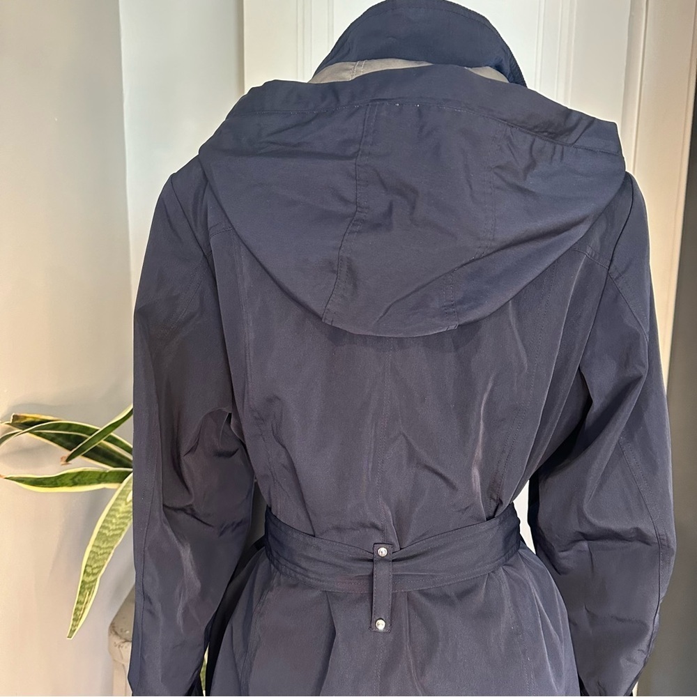 Croft and Barrow Rain Jacket, Size 1X navy - Picture 7 of 15